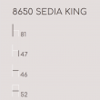 Sedia Moderna Imbottita King 595